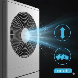 Underneath view of a metal macbook computer stand demonstrating how the open design promotes airflow for better laptop cooling and heat dissipation.