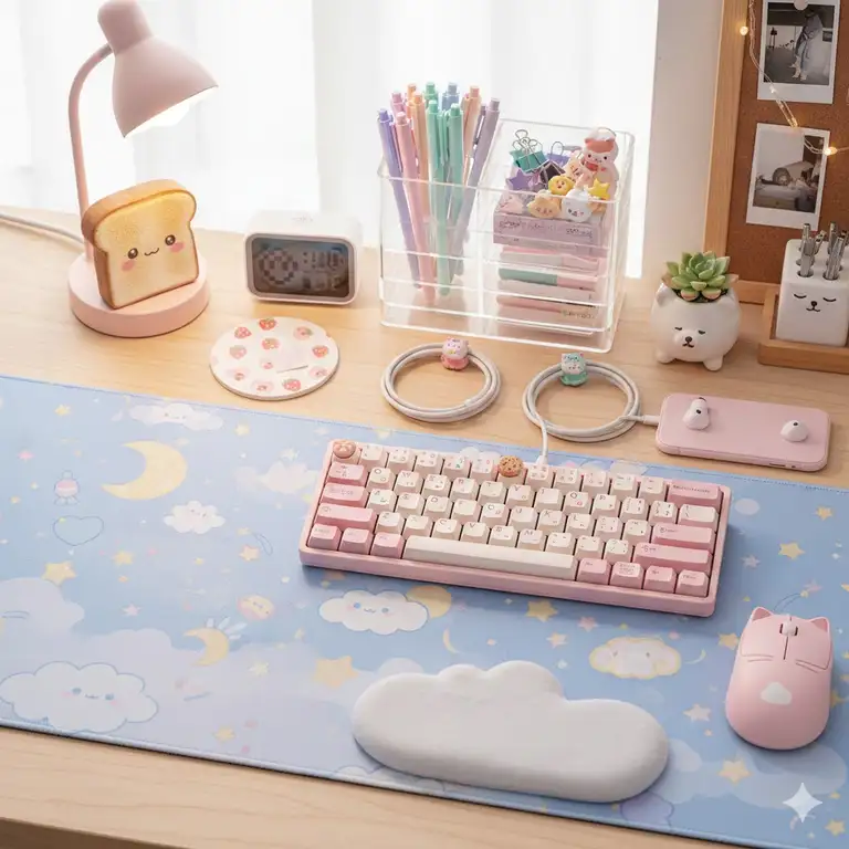 7 Best Kawaii Desk Accessories to Brighten Your 2026 Workspace! ✨