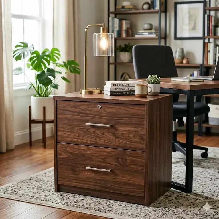 5 Best Dark Wood 2 Drawer File Cabinet Options for 2026 Home Offices